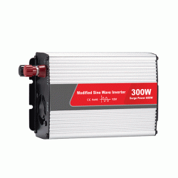 300W Car Power Inverter, Modified Sine Wave, DC 12 Volt to 110 Volt AC