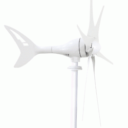300W Wind Turbine, 12V/24V, 3 or 6 Blades