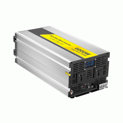6000W Car Power Inverter, Pure Sine Wave, DC 12 Volt to 220 Volt AC