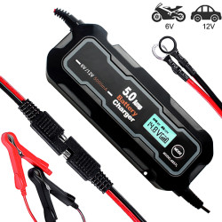 Smart Car Battery Charger, 6V/12V, 5A, LCD Display Smart Car Battery Charger, 6V/12V, 5A, LCD Display