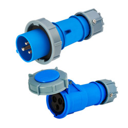 3 Pin Waterproof Connector, 16A, IP67