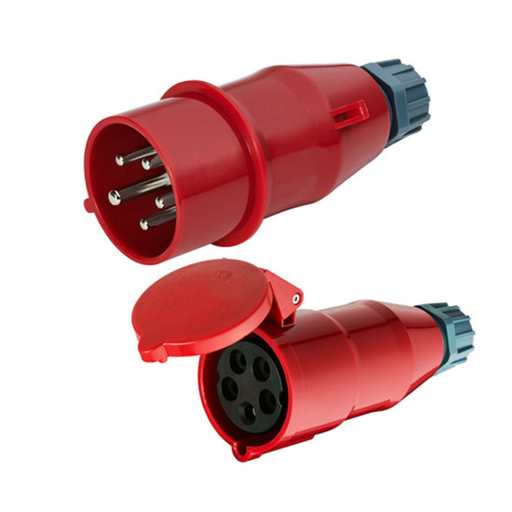 thumbnail image 2 of CEE INDUSTRIAL PLUG WALL SOCKET CONNECTOR SOCKET 16A 32A 3 PIN 4 PIN 5 Pin Bluered Single Phase220vthree Phase440v 2 of 10