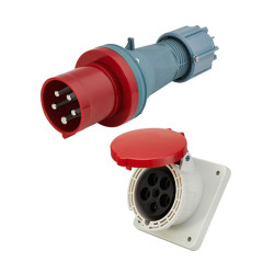 5 Pin Industrial Connector, 63A, IP44