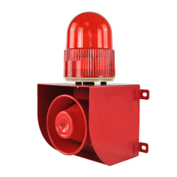Audible Visual Alarm, 120dB, DC24V/48V, AC110V/220V, IP65 Audible Visual Alarm, 120dB, DC24V/48V, AC110V/220V, IP65