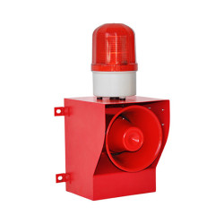 Audible and Visual Alarm, 130dB, IP65 Audible and Visual Alarm, 130dB, IP65