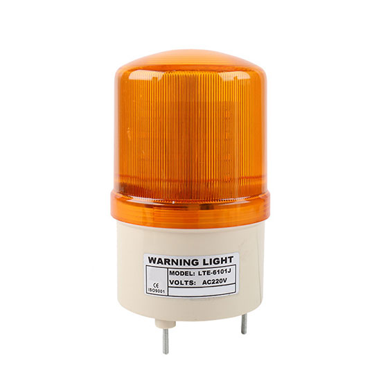 LED Rotating Warning Light, 12V/24V DC, 110V/220V AC, Φ100mm