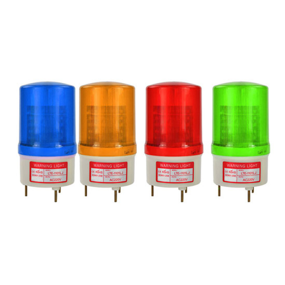 Strobe Warning Light, 12V/24V DC, 110V/220V AC, Φ90mm