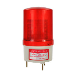 Strobe Warning Light, 12V/24V DC, 110V/220V AC, Φ90mm