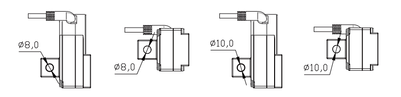 Bottom Angle of Hospital Bed Actuator