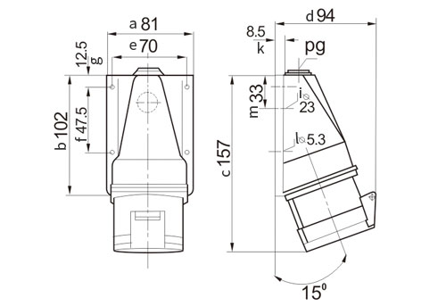 Surface Mounted Socket