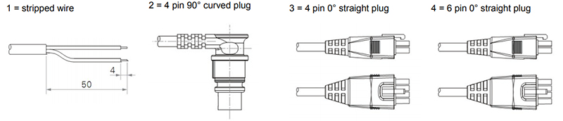 Linear Actuator Wire/plug