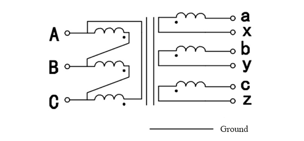 3 Phase Isolation Transformer Schematic Diagram
