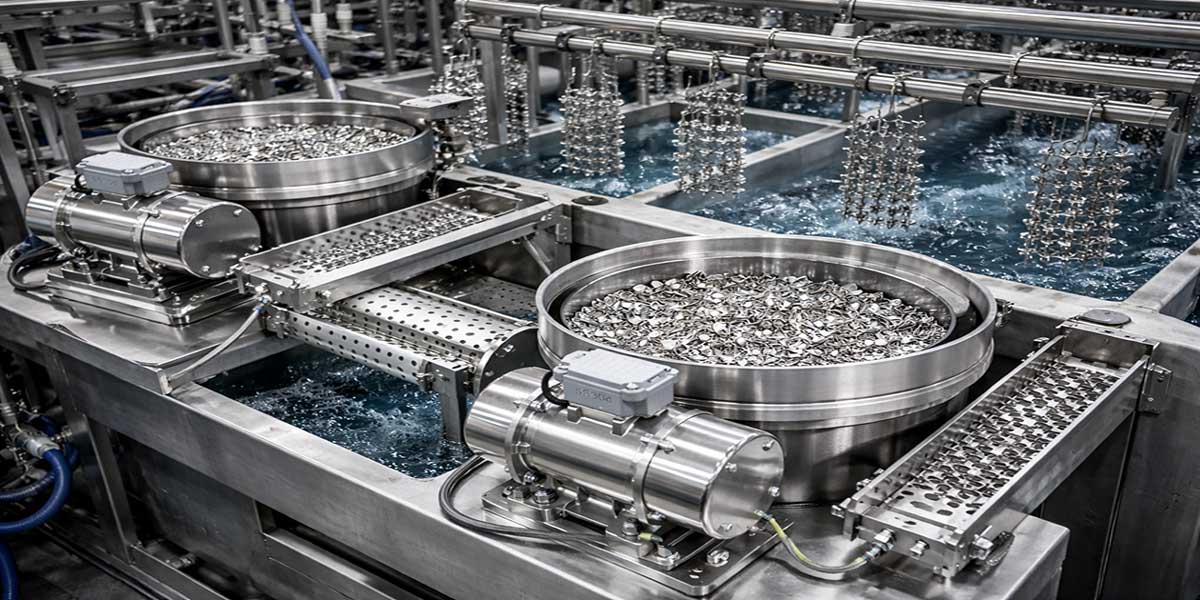 vibration motor in electroplating handling system