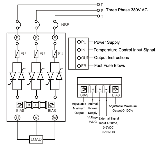 SCR Power Regulator Wiring Diagram